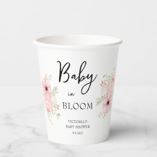 Gobelets En Papier Baby in Bloom Baby Shower