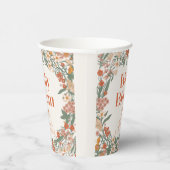 Gobelets En Papier Baby in Bloom Boho Wildflower Baby Shower (Droite)