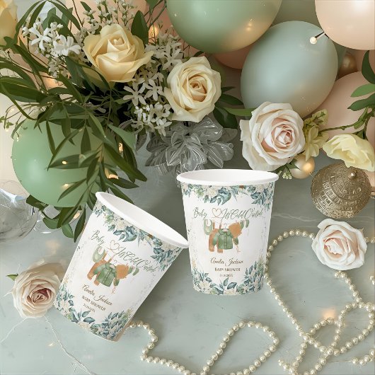 Gobelets En Papier Baby It's Cold Outside Baby shower Invitation