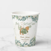 Gobelets En Papier Baby It's Cold Outside Baby shower Invitation (Recto)