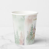 Gobelets En Papier  Baby It's Cold Outside Winter Woodland (Droite)