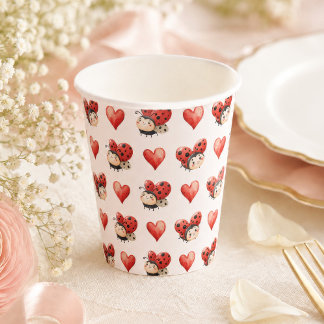 Gobelets En Papier Baby-Show de la Petite Coccinelle