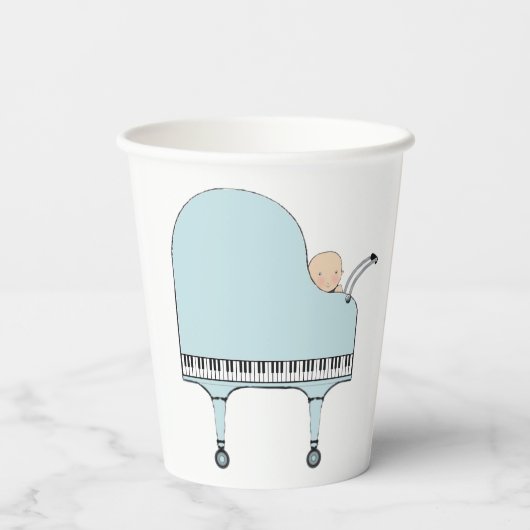Gobelets En Papier Baby Shower (Verso)