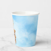 Gobelets En Papier Baby shower à ballon flottant à ours en peluche mi (Gauche)