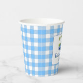 Gobelets En Papier Baby shower à thème Berry Sweet Blueberry (Droite)
