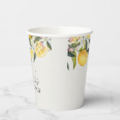 Gobelets En Papier Baby shower à thème Citrus (Gauche)