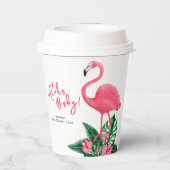 Gobelets En Papier Baby shower Aloha (Verso)