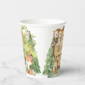 Gobelets En Papier Baby shower animal forestier (Droite)