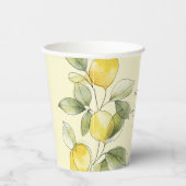Gobelets En Papier Baby Shower au Citron (Droite)