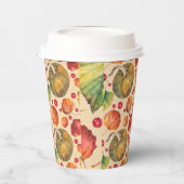 Gobelets En Papier Baby shower Automne Petit Citrouille (Gauche)