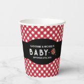 Gobelets En Papier Baby shower barbecue barbecue pour bébé-Q (Verso)
