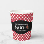 Gobelets En Papier Baby shower barbecue barbecue pour bébé-Q (Recto)
