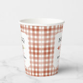 Gobelets En Papier Baby shower BBQ neutre pour bébé (Droite)