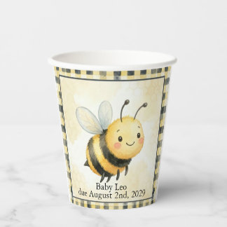 Gobelets En Papier Baby Shower Bee Bug Boy