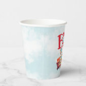 Gobelets En Papier Baby shower bleu Carnival Circus (Droite)