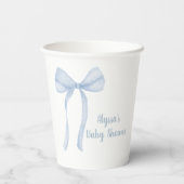Gobelets En Papier Baby shower Blue Boy Coquette (Verso)