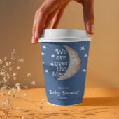 Gobelets En Papier Baby shower Blue Boy Moon