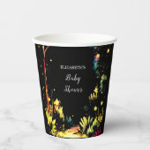 Gobelets En Papier Baby shower boisé enchanté (Recto)