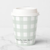 Gobelets En Papier Baby shower camping (Verso)