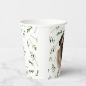 Gobelets En Papier Baby shower carlin Aquarelle Thème Coupes papier (Droite)