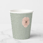 Gobelets En Papier Baby Shower Chic Désert (Recto)