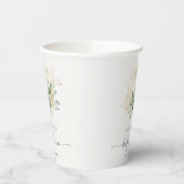 Gobelets En Papier Baby shower Citrouille succulent bleu bleu bleu Du (Gauche)