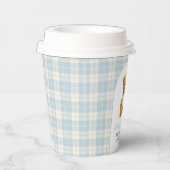 Gobelets En Papier Baby shower classique Preppy Teddy Bear (Droite)