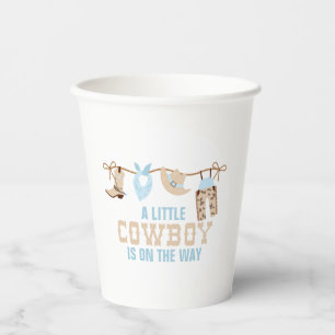 Gobelets En Papier Baby Shower Cowboy Western Rodeo