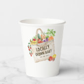 Gobelets En Papier Baby shower cultivé localement (Verso)