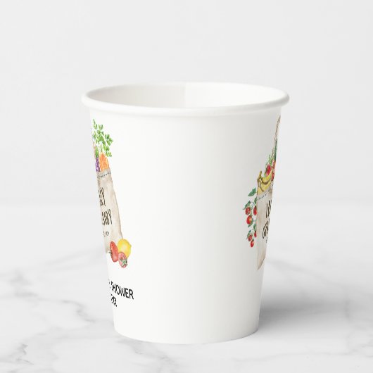 Gobelets En Papier Baby shower cultivé localement (Gauche)