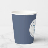 Gobelets En Papier Baby shower Cups en papier Boy Blue Sea Turtle (Droite)
