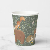 Gobelets En Papier Baby shower d'amis de la forêt (Droite)