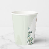 Gobelets En Papier Baby shower d'attente précoce Eucalyptus Foliples (Droite)