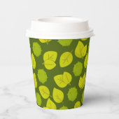 Gobelets En Papier Baby shower d'automne de châtaignier automne (Verso)