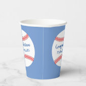 Gobelets En Papier Baby shower de baseball Little Slugger  (Droite)