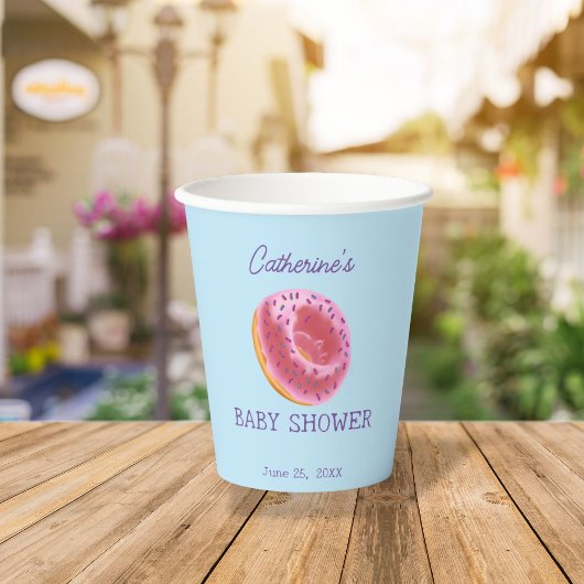 Gobelets En Papier Baby shower de beigne