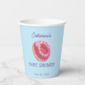 Gobelets En Papier Baby shower de beigne (Recto)