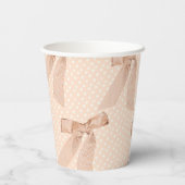 Gobelets En Papier Baby shower de cache de cache (Verso)