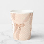 Gobelets En Papier Baby shower de cache de cache (Gauche)