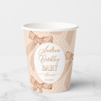 Gobelets En Papier Baby shower de cache de cache