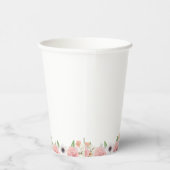 Gobelets En Papier Baby shower de camion Citrouille rose automne (Droite)