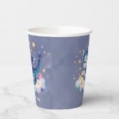 Gobelets En Papier Baby shower de garçon Little Star Dragon (Gauche)