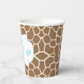 Gobelets En Papier Baby shower de la Giraffe Bleue (Gauche)