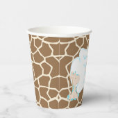 Gobelets En Papier Baby shower de la Giraffe Bleue (Droite)