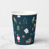 Gobelets En Papier Baby shower de Noël drôle 'Ho Ho Holy Crap' (Gauche)