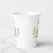 Gobelets En Papier Baby shower de Noël Nutcracker (Gauche)