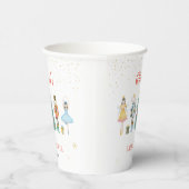 Gobelets En Papier Baby shower de Noël Nutcracker (Droite)