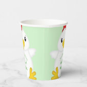 Gobelets En Papier Baby shower de poulet (Droite)