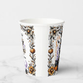 Gobelets En Papier Baby shower De Sorcière D'Halloween - Les Triplets (Droite)