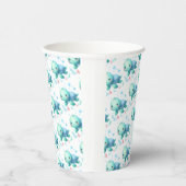 Gobelets En Papier Baby shower de tortues d'eau (Droite)